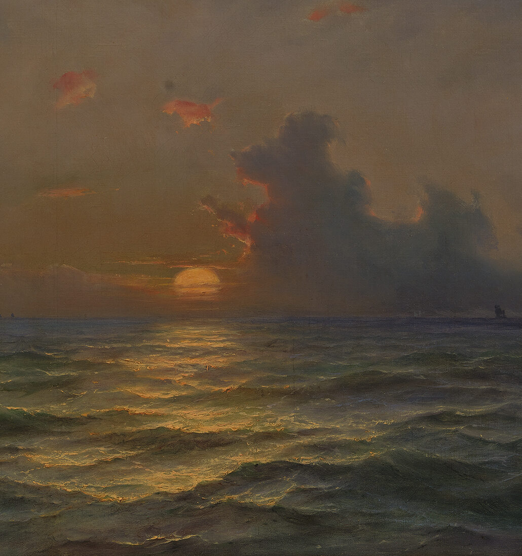 <p>Melbye, <em>Seascape </em>(detail)</p>
