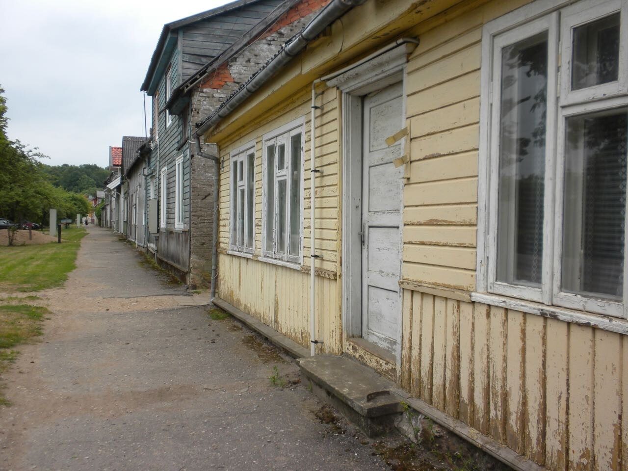 <p>Photo of a Jewish street in a small town in Lithuania - the translator’s father’s shtetl. Photo courtesy of Rachel Mines. </p>