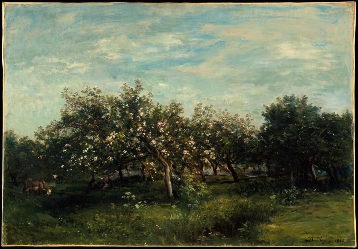 <p>Image: Charles-François Daubigny, <em>Apple Blossoms</em> (1877) via the <a href="https://www.metmuseum.org/art/collection/search/436085?searchField=All&amp;sortBy=Relevance&amp;ft=apple&amp;offset=0&amp;rpp=20&amp;pos=1">Metropolitan Museum of Art</a></p>