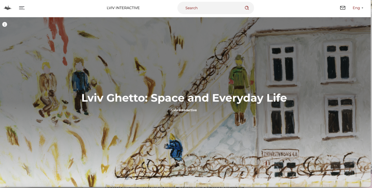 <p>“Lviv Ghetto: Space and Everyday Life,” Lviv Interactive,<i>&nbsp;</i>Center for Urban History, 2025, <a href="https://lia.lvivcenter.org/en/themes/lviv-ghetto-everyday-life">https://lia.lvivcenter.org/en/themes/lviv-ghetto-everyday-life</a>.</p>