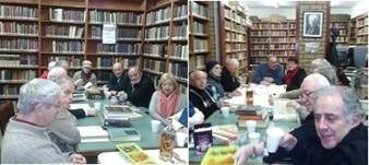 <p>A Yiddish reading circle at the Jewish Cultural Centre and National Library ‘<a title="Kadimah" href="http://www.kadimah.org.au/" target="_blank">Kadimah</a>’ in Melbourne, Australia</p>