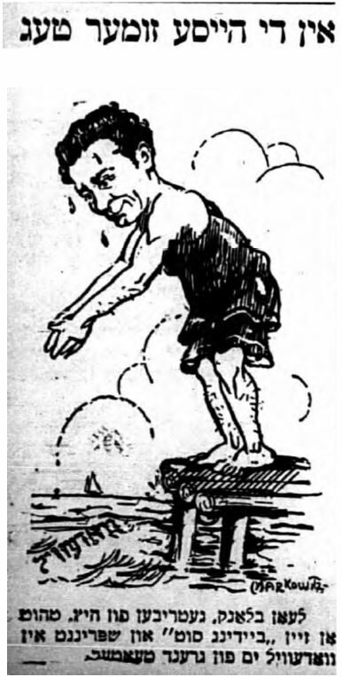 <p>Image from <em>Der Tog, </em>July 1, 1916.</p>