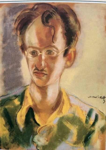 <p>Portrait of Abraham Sutzkever by Emmanuel Mane-Katz, 1969.</p>