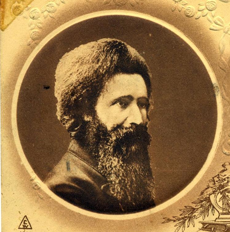 <p>Postcard portrait of Hillel Zeitlin (YIVO)</p>