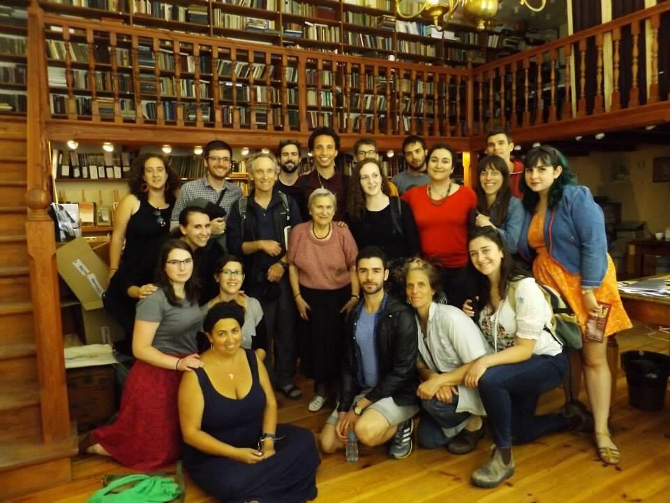 <p>The Helix Project at the Vilnius Yiddish Institute, photo by Anna Torres. With thanks to the Helix Project. </p>