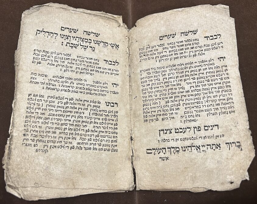 <p>Courtesy of the Jewish Theological Seminary. From Bas Tovim, Sarah.&nbsp;<i>Tehinah Sheloshah She’arim.</i> n.d. BM675.T4 A3 n.d.37.</p>